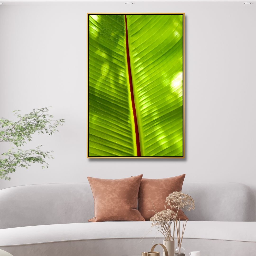Banana Leaf Photography Art - Designity Art