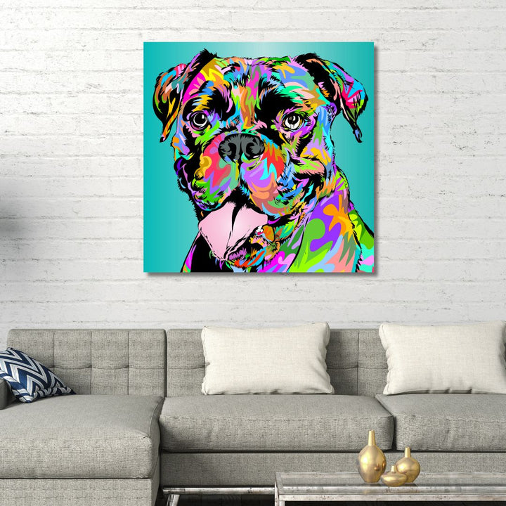 Boxer Pop Art - Designity Art