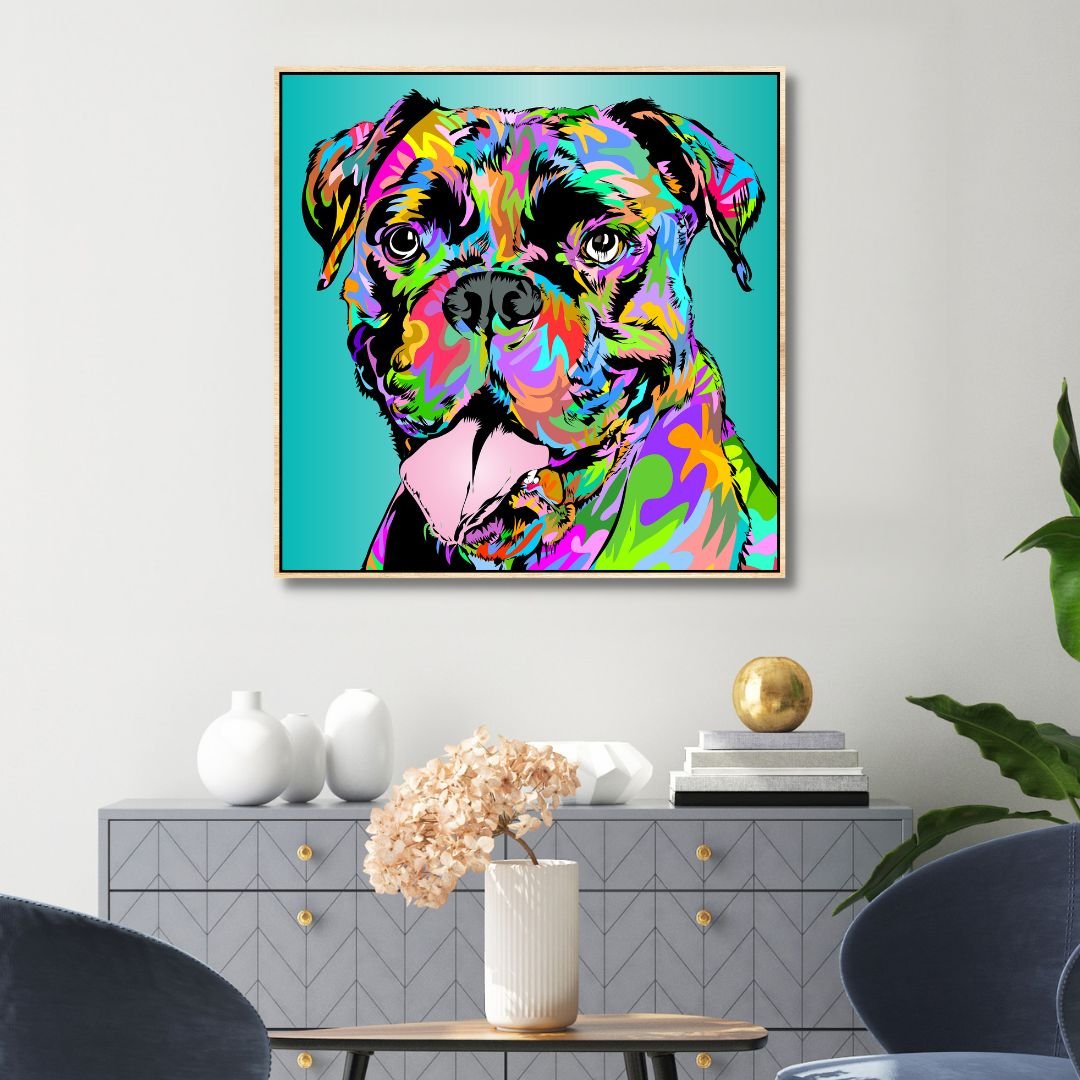 Boxer Pop Art - Designity Art