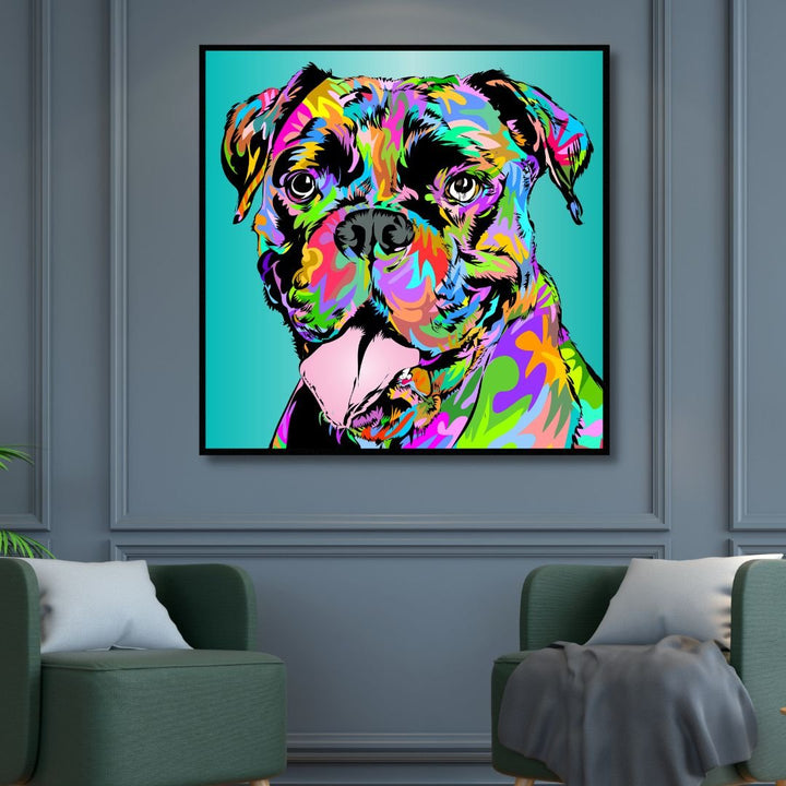 Boxer Pop Art - Designity Art