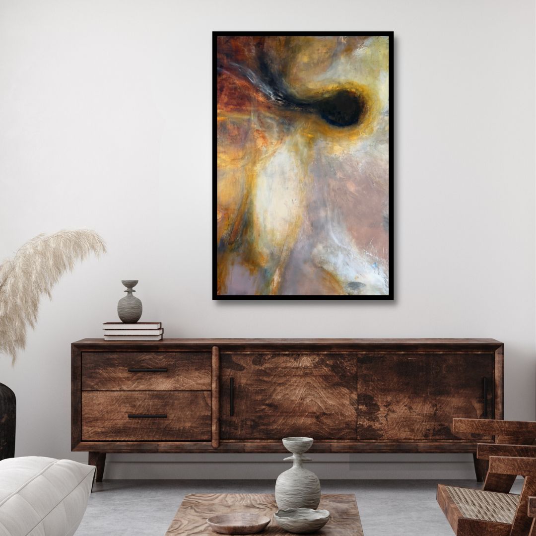 "Center Energy Within" Abstract Art - Designity Art