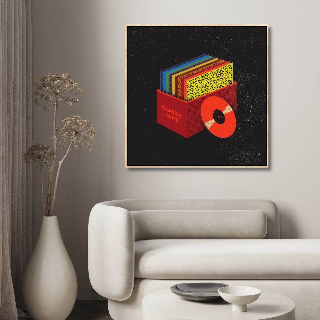 Classic Jams Retro Art - Designity Art