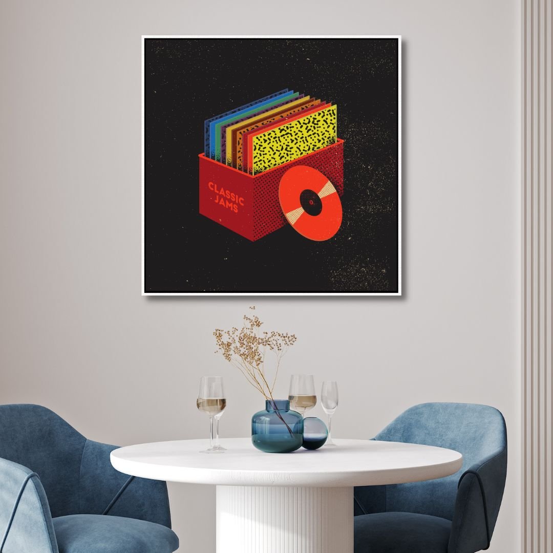 Classic Jams Retro Art - Designity Art