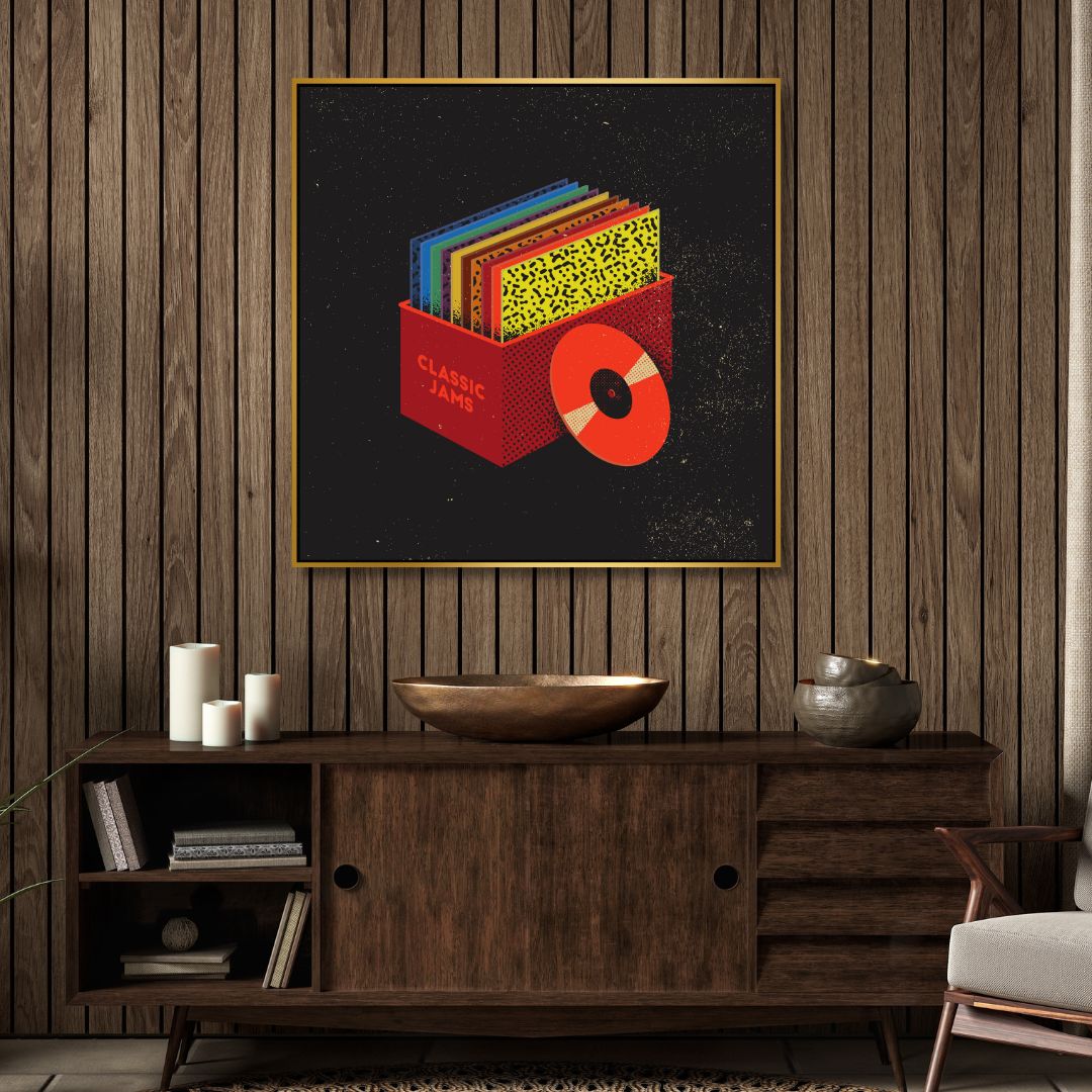 Classic Jams Retro Art - Designity Art