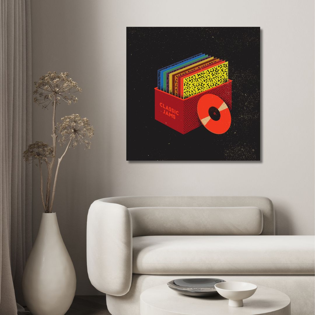 Classic Jams Retro Art - Designity Art