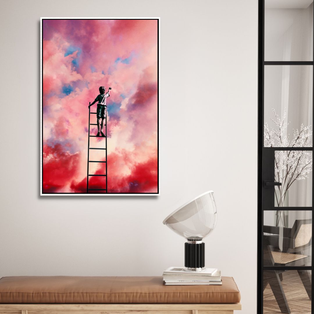 Cloud Painter Retro Art - Designity Art