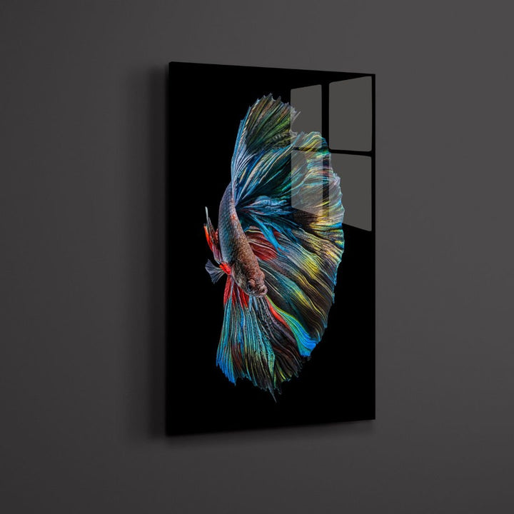 Colorful Fish Acrylic Glass Art - Piece 1 - Designity Art