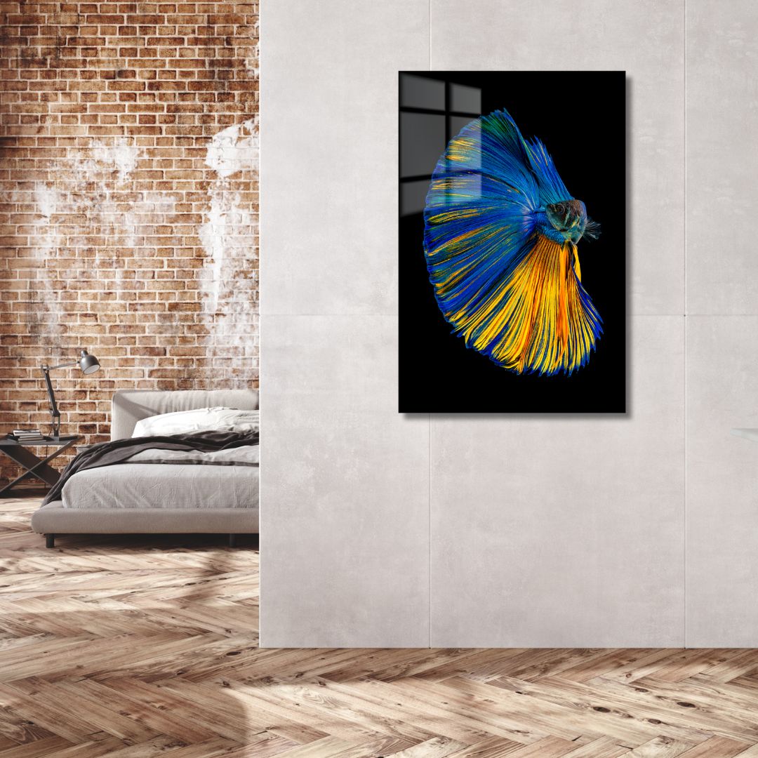 Colorful Fish Acrylic Glass Art - Piece 2 - Designity Art