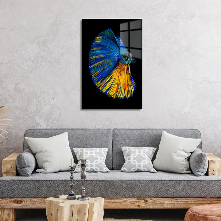 Colorful Fish Acrylic Glass Art - Piece 2 - Designity Art