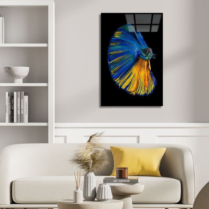 Colorful Fish Acrylic Glass Art - Piece 2 - Designity Art