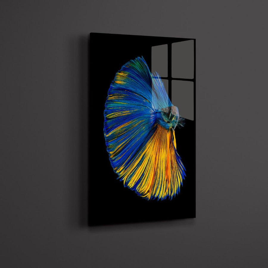 Colorful Fish Acrylic Glass Art - Piece 2 - Designity Art