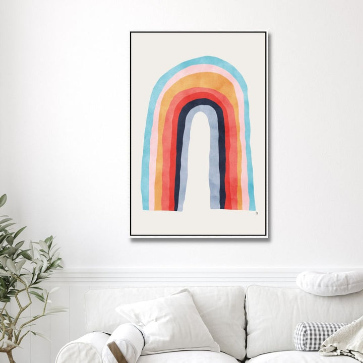 Colorful Shelter Abstract Art - Designity Art
