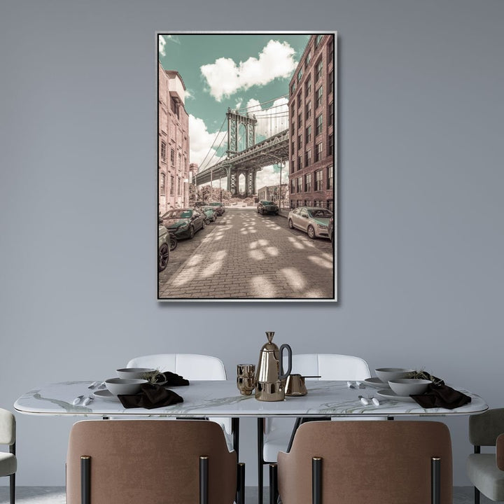 DUMBO - Brooklyn Bridge Vintage Art - Designity Art