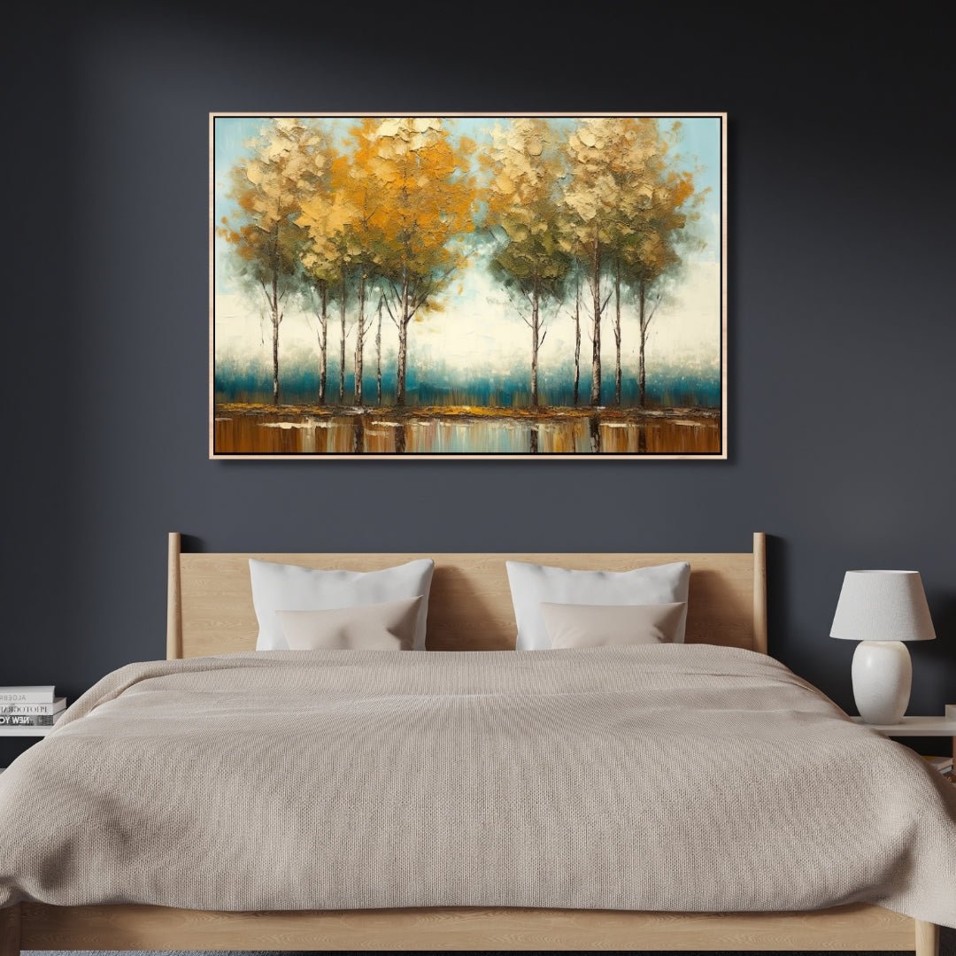 Fall Forest Canvas Art - Designity Art