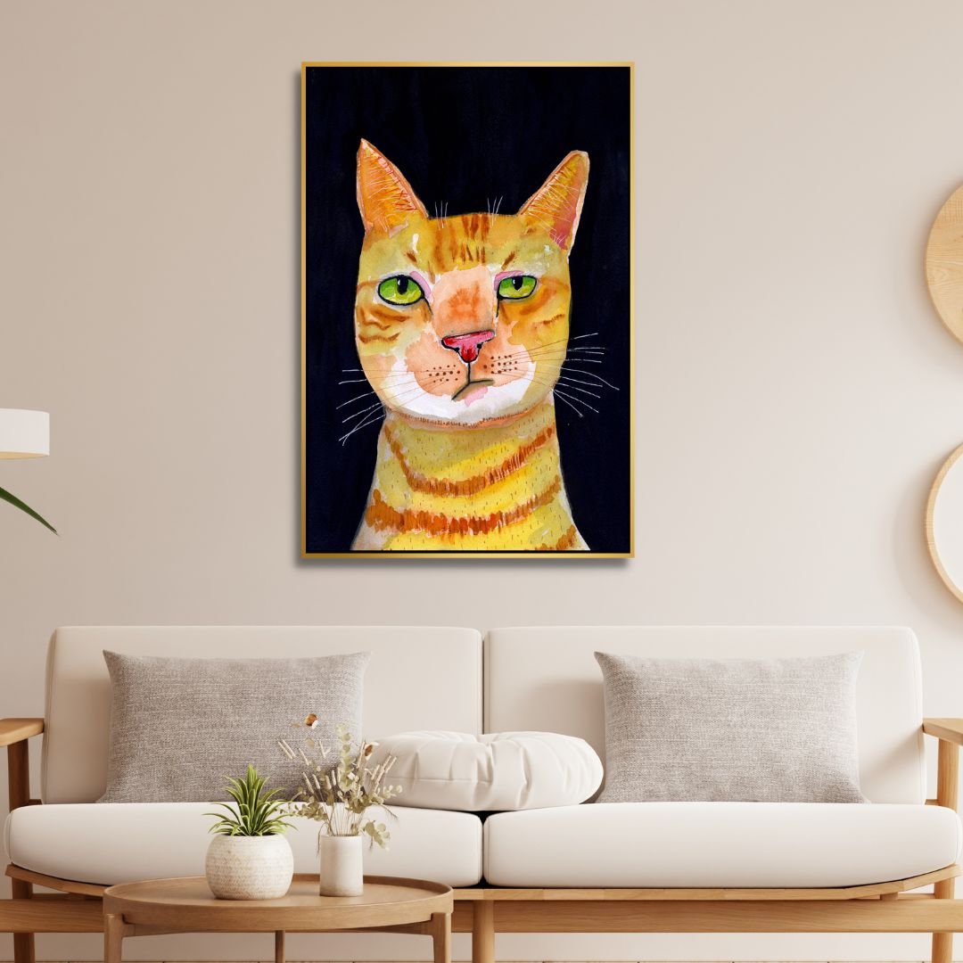 Ginger Cat Art - Designity Art