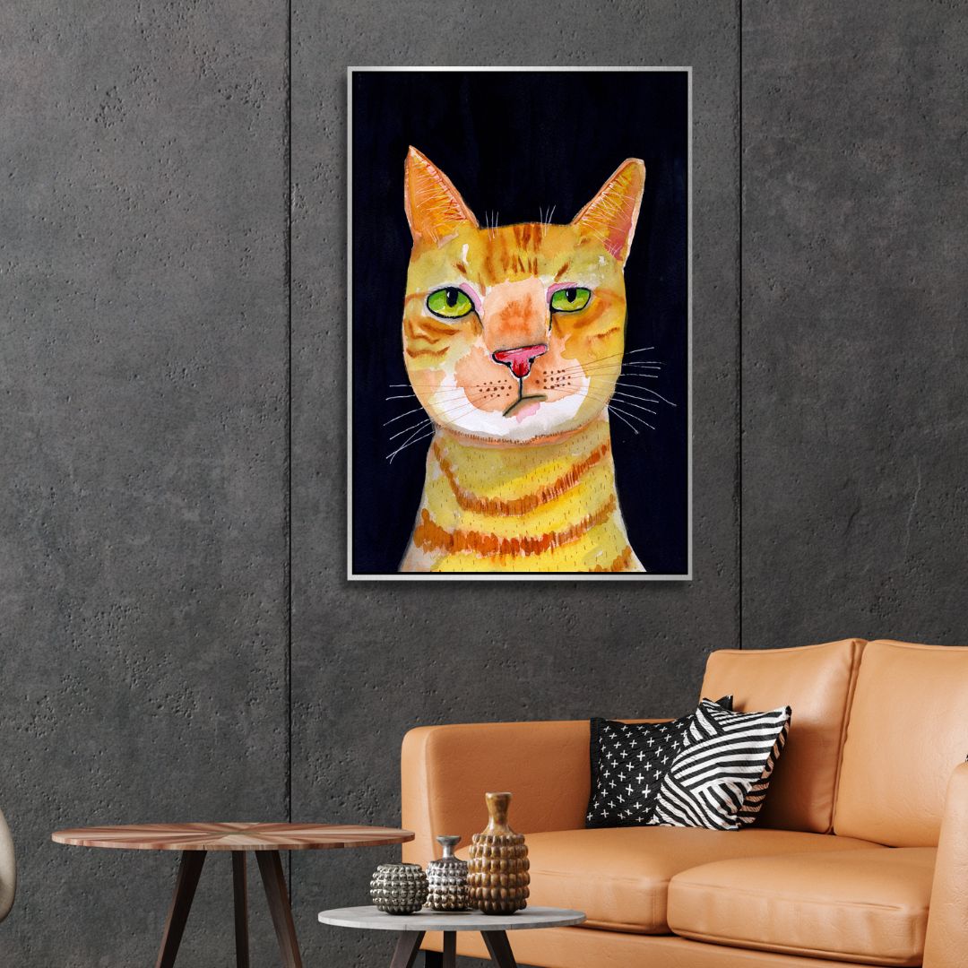 Ginger Cat Art - Designity Art