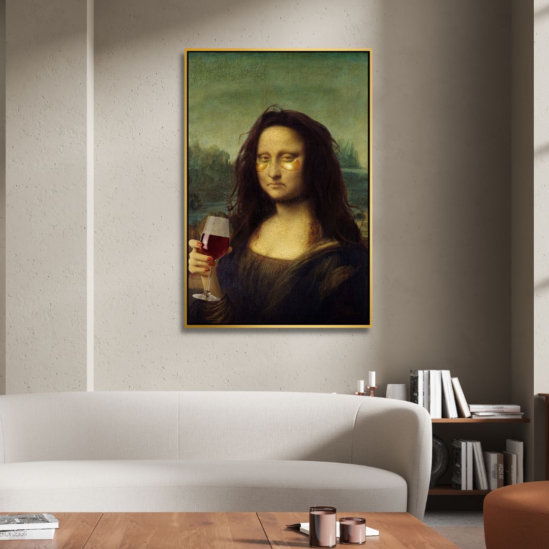 Hangover Mona Lisa Art - Designity Art