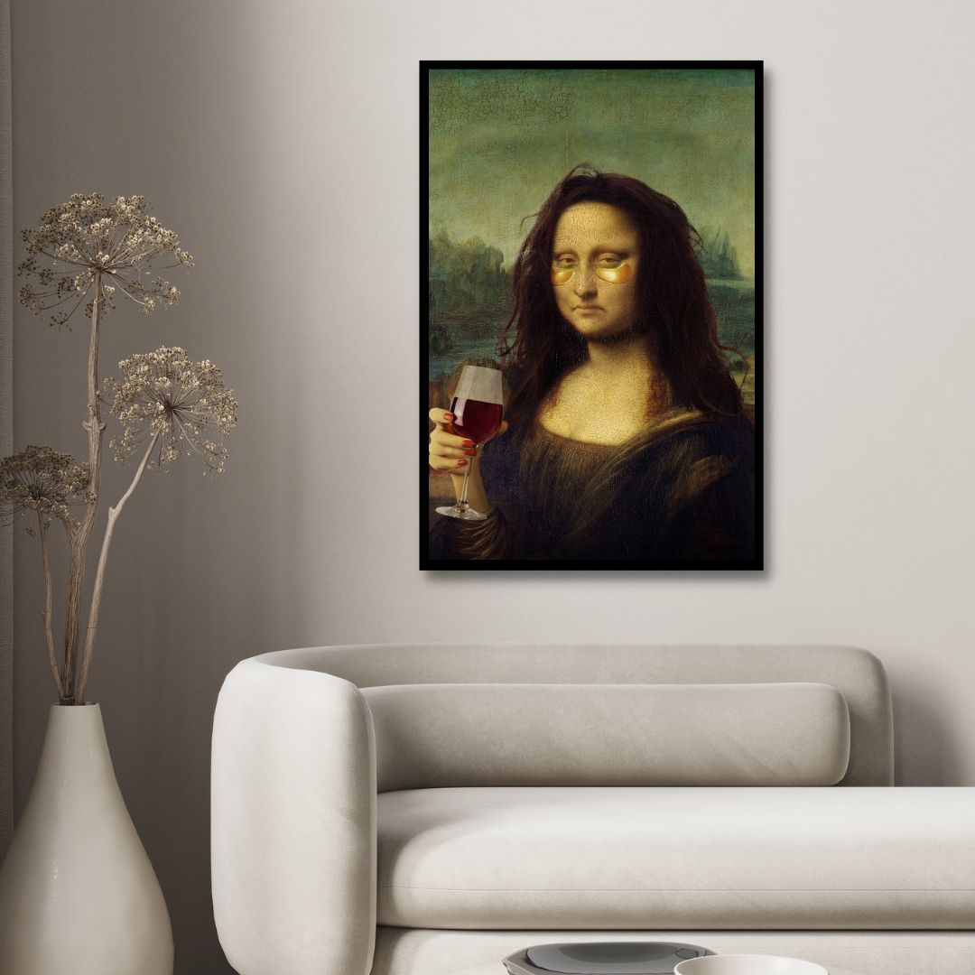 Hangover Mona Lisa Art - Designity Art