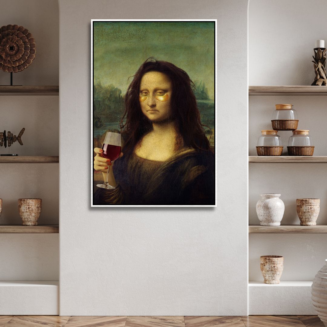 Hangover Mona Lisa Art - Designity Art