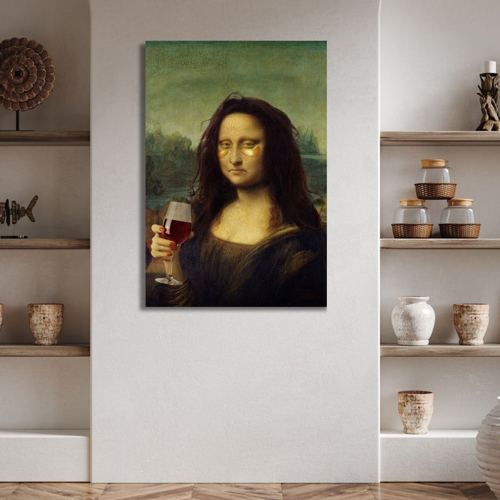 Hangover Mona Lisa Art - Designity Art