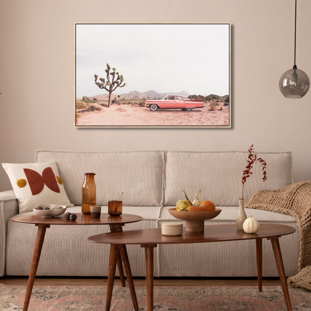 "In The Desert" Retro Art - Designity Art