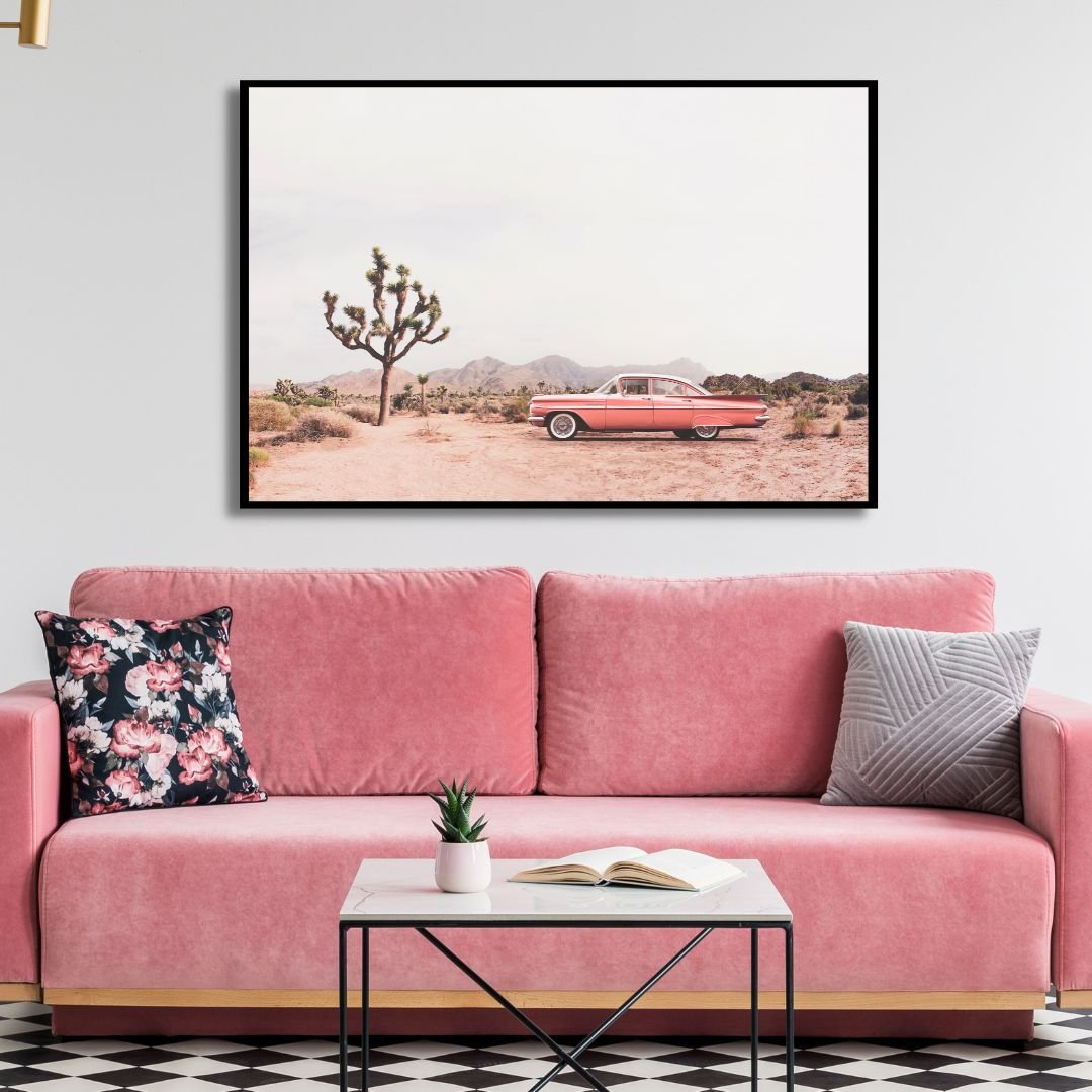 "In The Desert" Retro Art - Designity Art