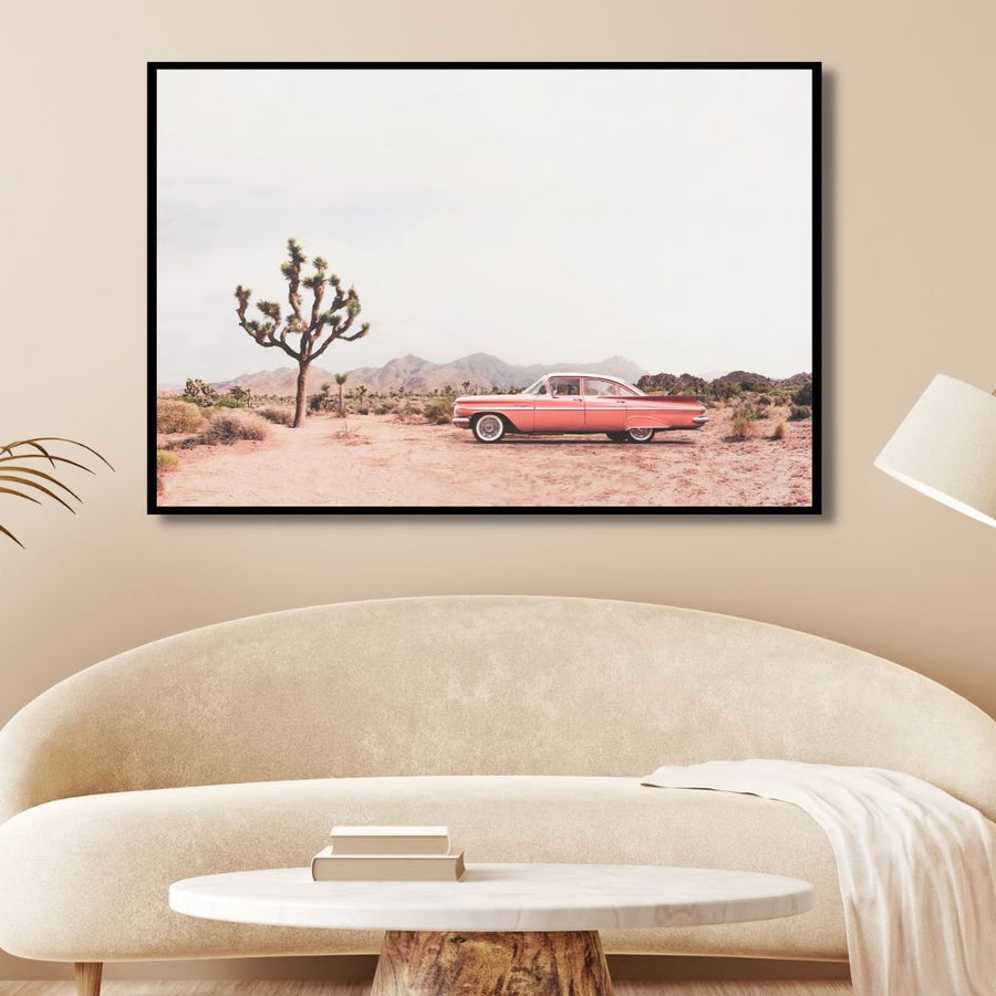 "In The Desert" Retro Art - Designity Art