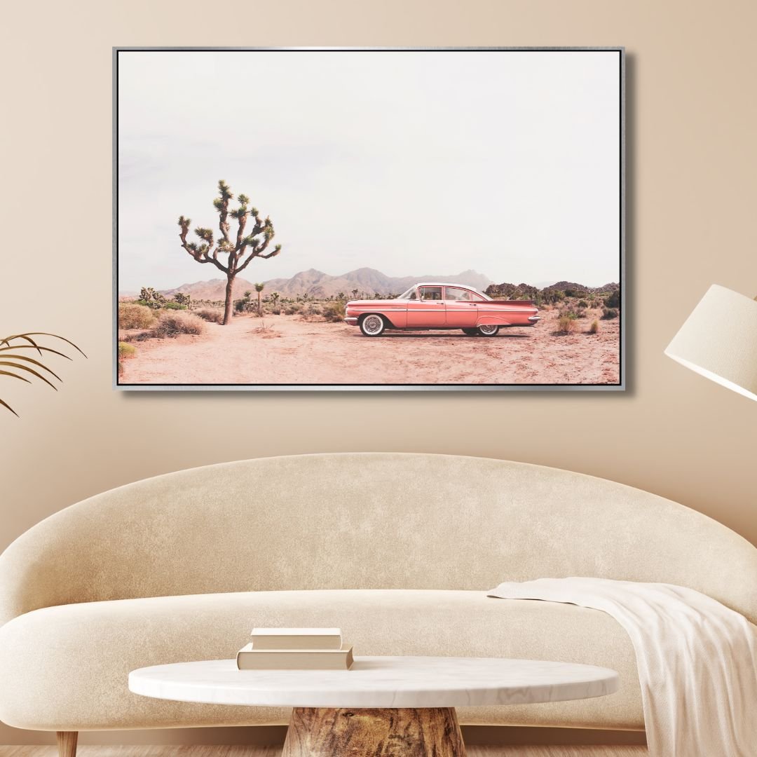 "In The Desert" Retro Art - Designity Art