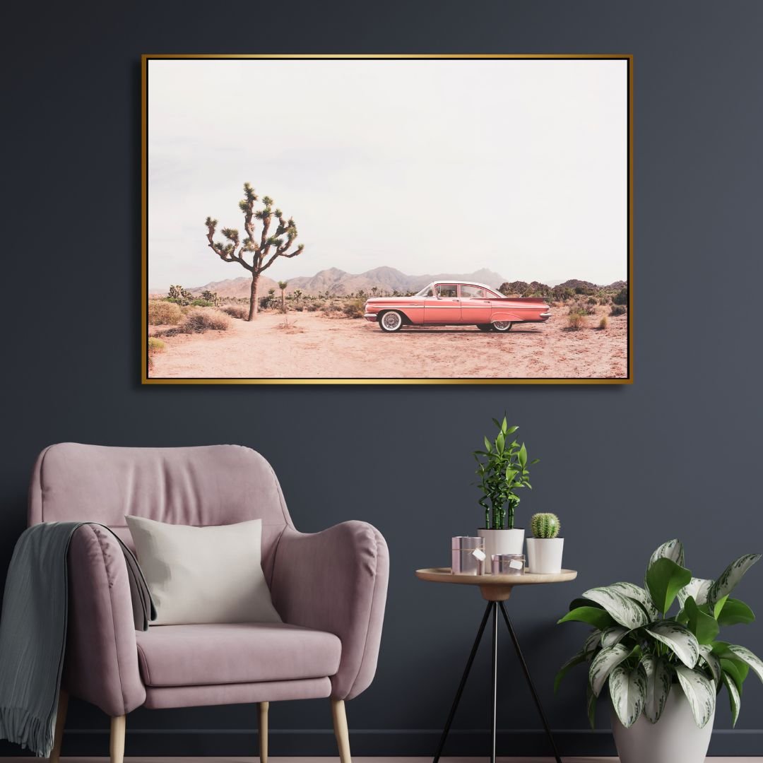 "In The Desert" Retro Art - Designity Art