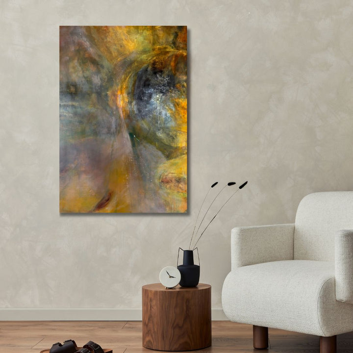 "Left Energy Within" Abstract Art - Designity Art