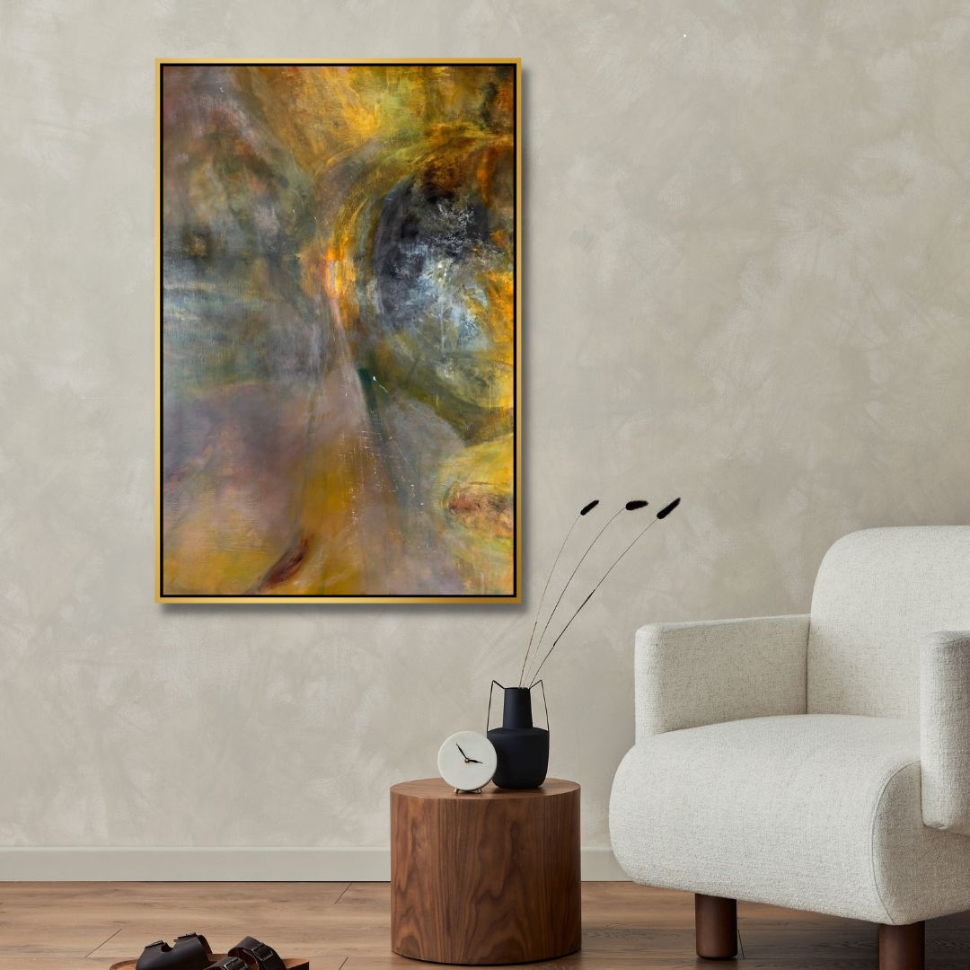 "Left Energy Within" Abstract Art - Designity Art