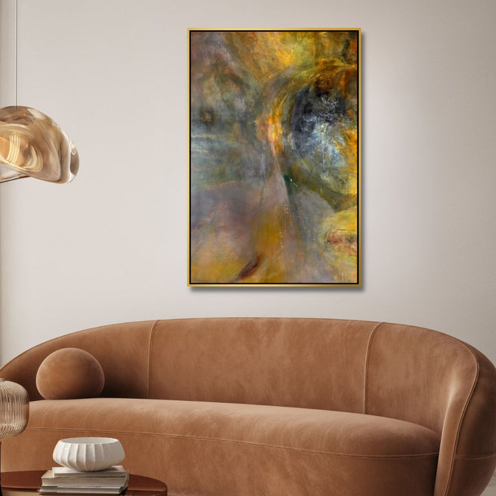 "Left Energy Within" Abstract Art - Designity Art