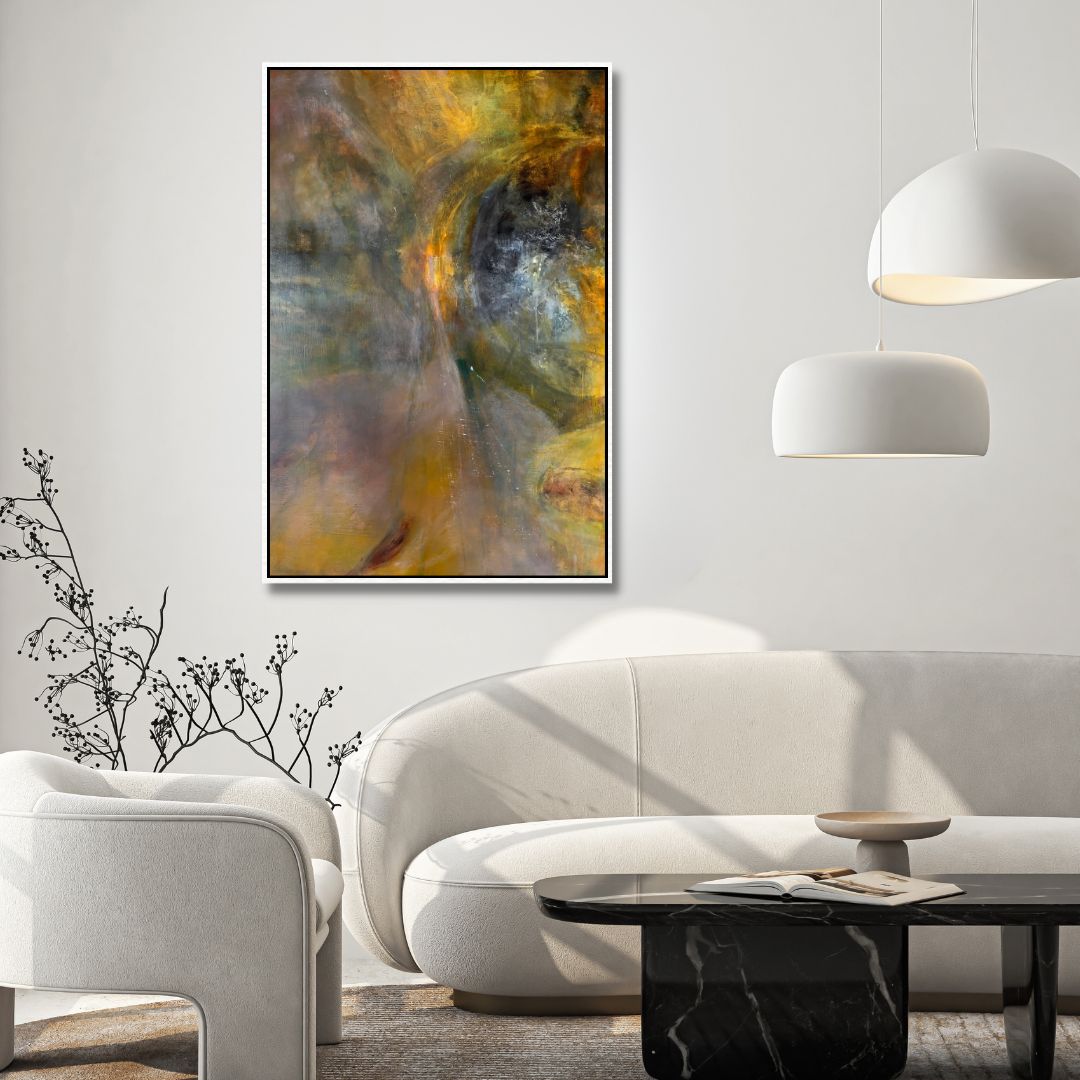 "Left Energy Within" Abstract Art - Designity Art