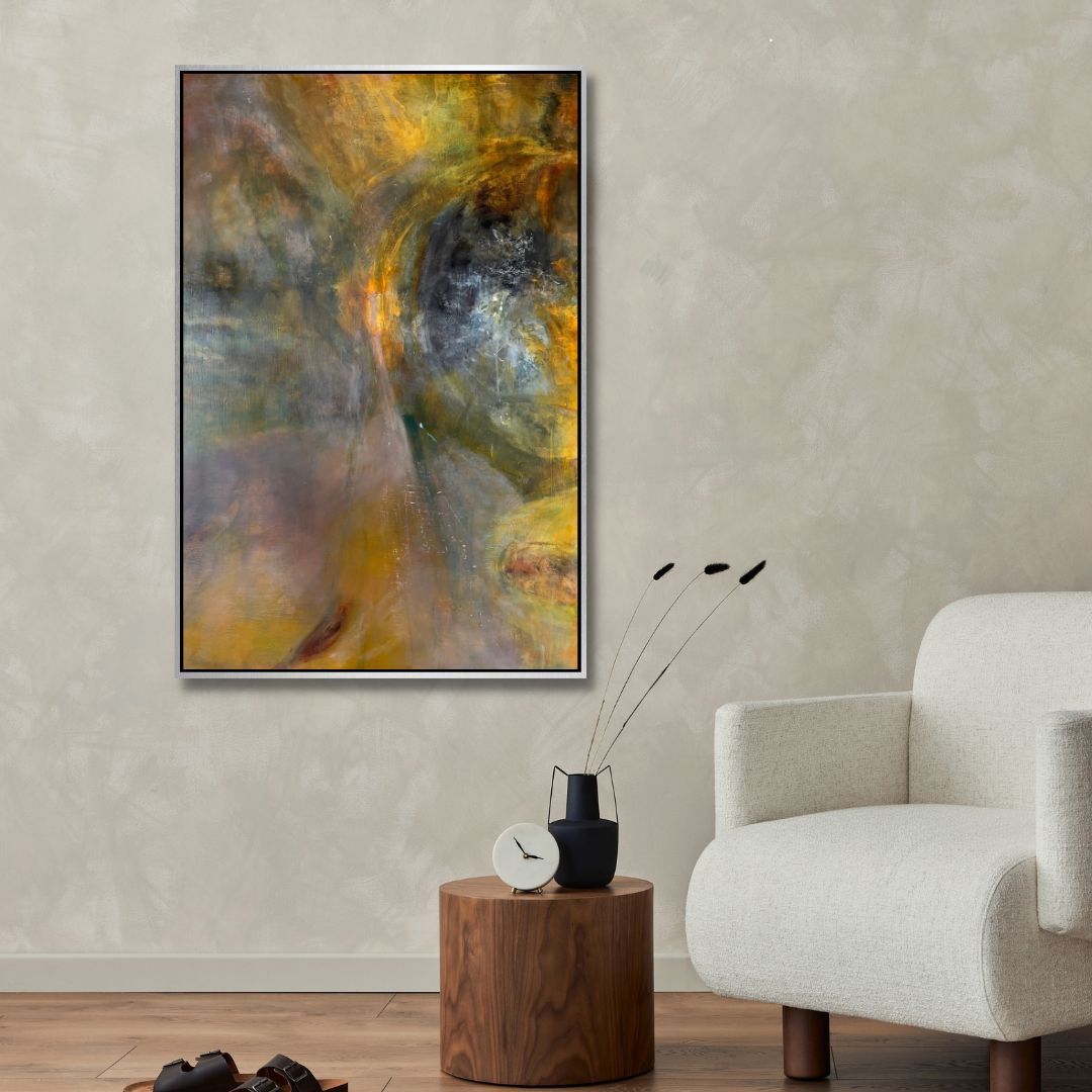 "Left Energy Within" Abstract Art - Designity Art