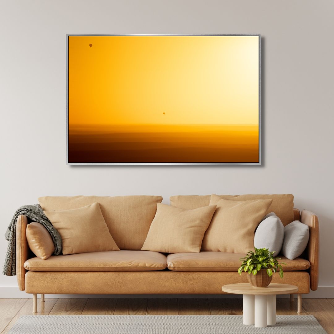 Loire Sunrise Photography Canvas Art - Designity Art