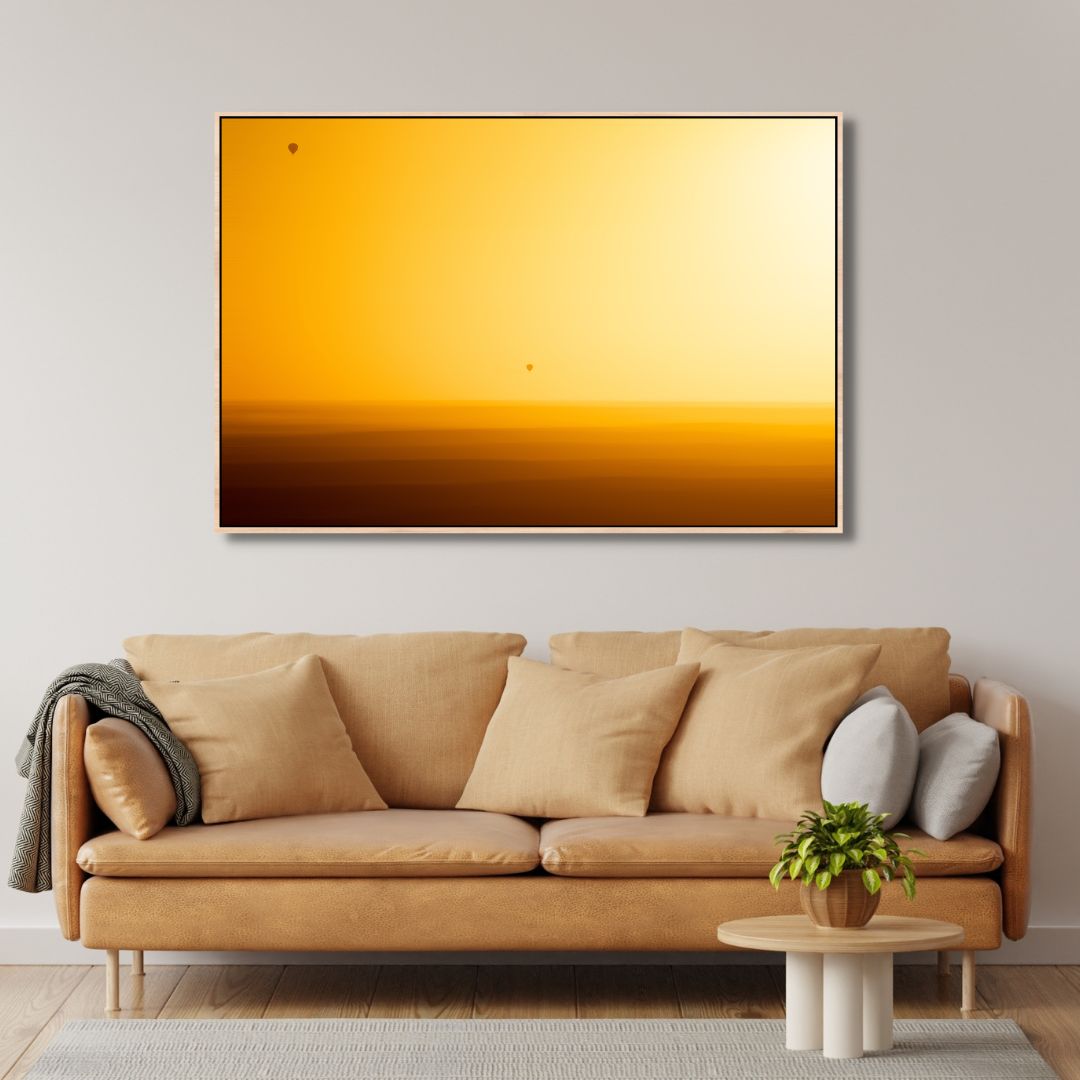 Loire Sunrise Photography Canvas Art - Designity Art