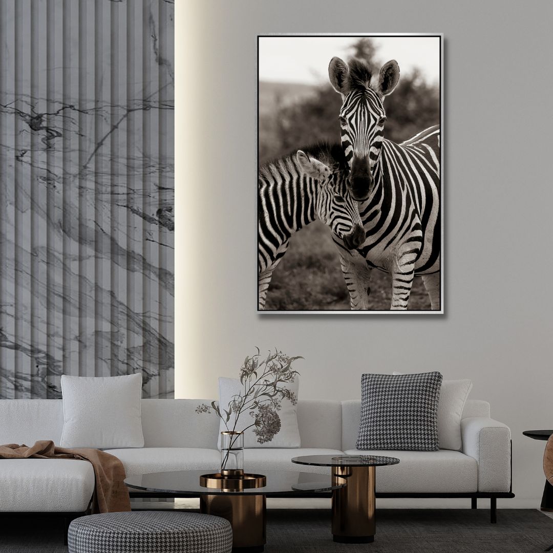 Mom & Little Zebras - Designity Art