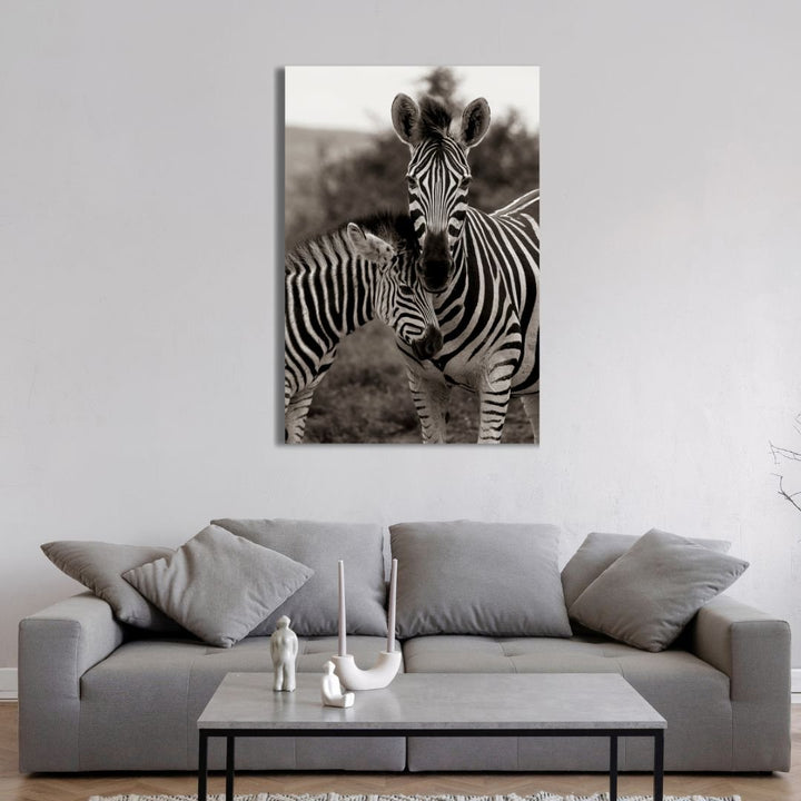 Mom & Little Zebras - Designity Art