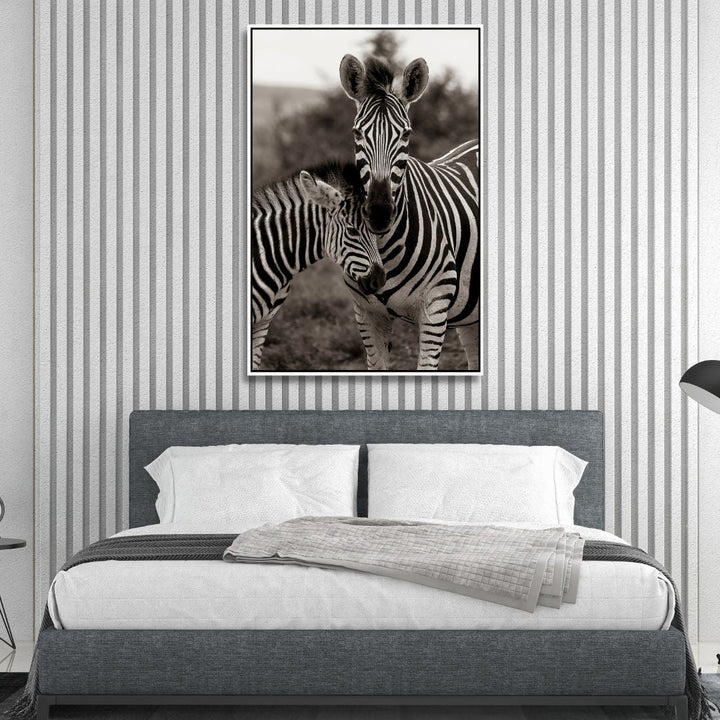 Mom & Little Zebras - Designity Art