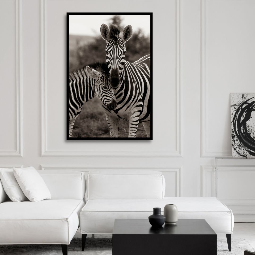 Mom & Little Zebras - Designity Art