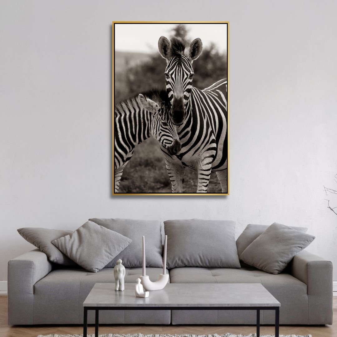 Mom & Little Zebras - Designity Art