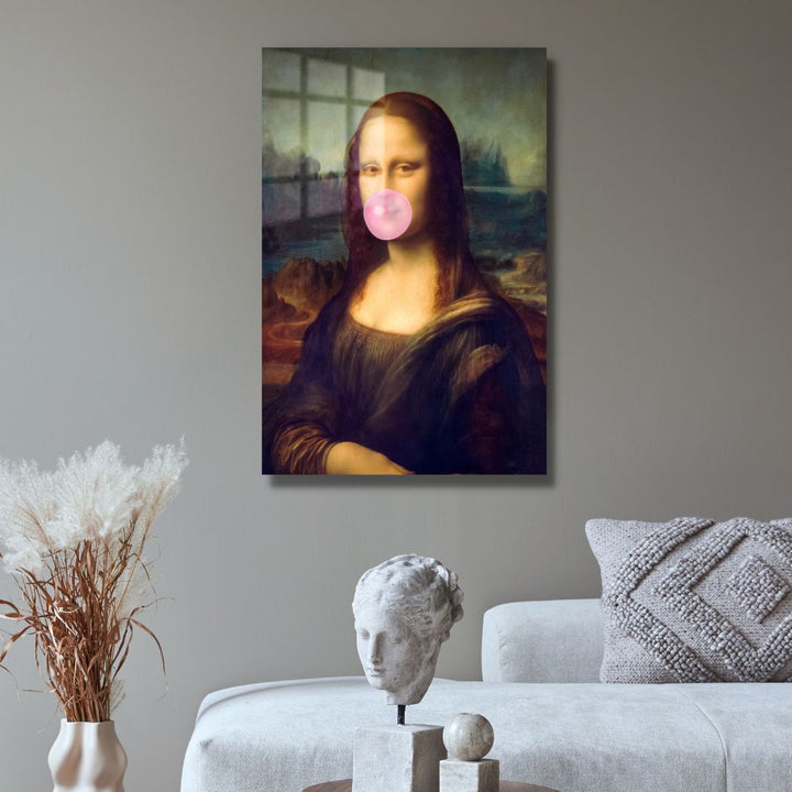 Mona Lisa Pop Art Acrylic Glass Art - Designity Art
