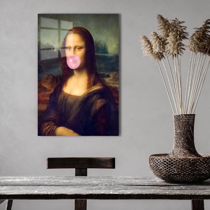 Mona Lisa Pop Art Acrylic Glass Art - Designity Art