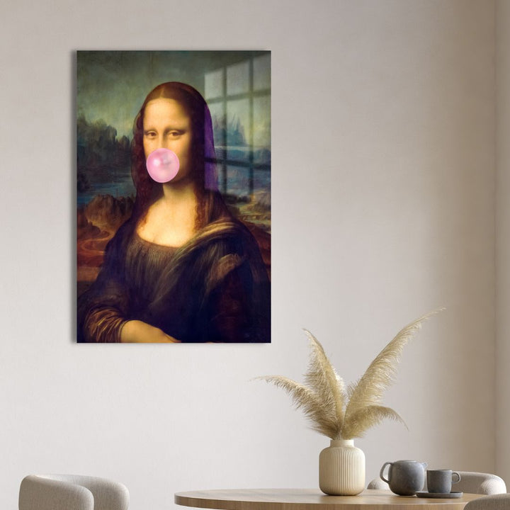 Mona Lisa Pop Art Acrylic Glass Art - Designity Art