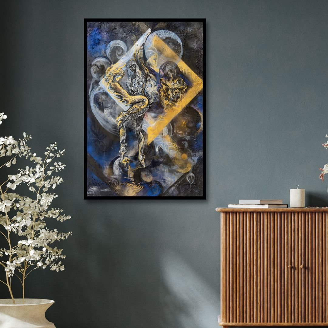 "Moon Dancer" Abstract Art - Designity Art