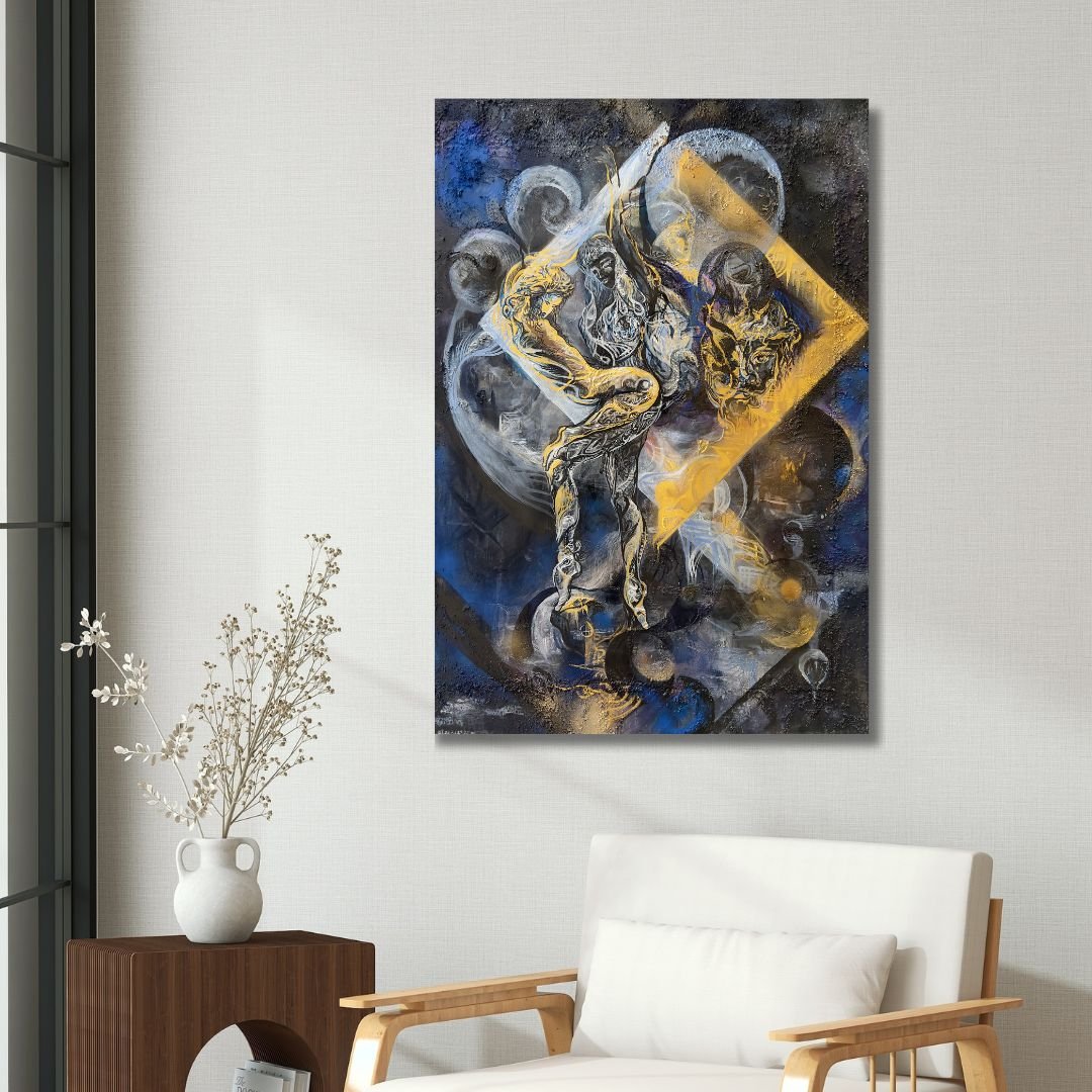 "Moon Dancer" Abstract Art - Designity Art