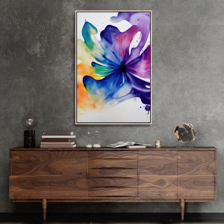 Nature Inspired Abstract Watercolor Flower Art - Designity Art