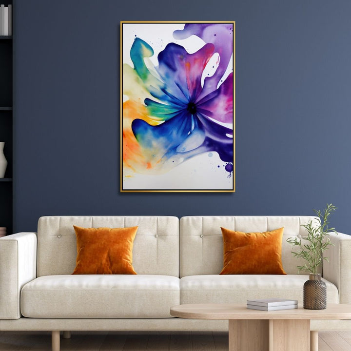 Nature Inspired Abstract Watercolor Flower Art - Designity Art