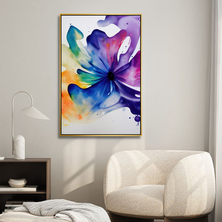 Nature Inspired Abstract Watercolor Flower Art - Designity Art