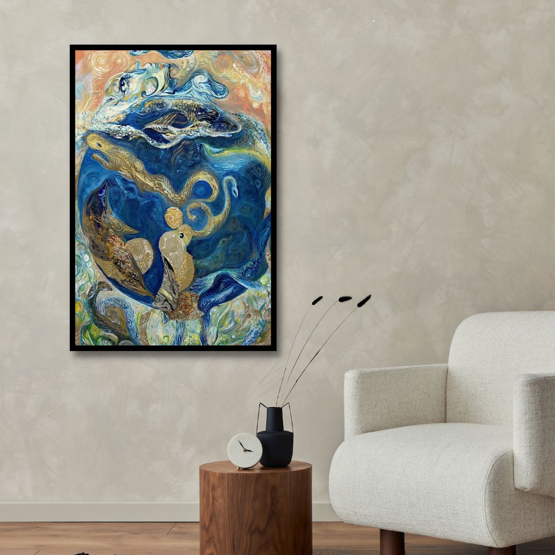 "New Earth in Creation" Abstract Art - Designity Art